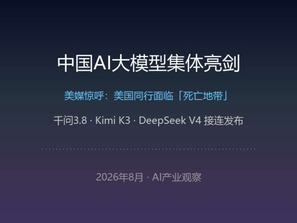 中国大模型集体亮剑，美国同行的好日子到头了