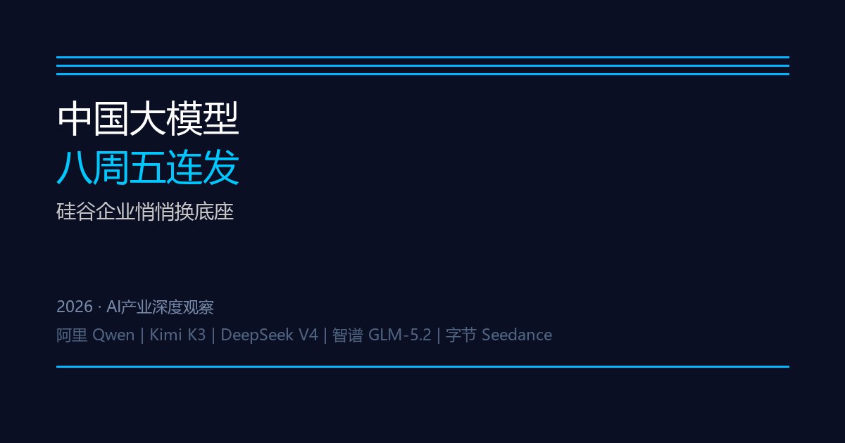 中国大模型八周五连发
