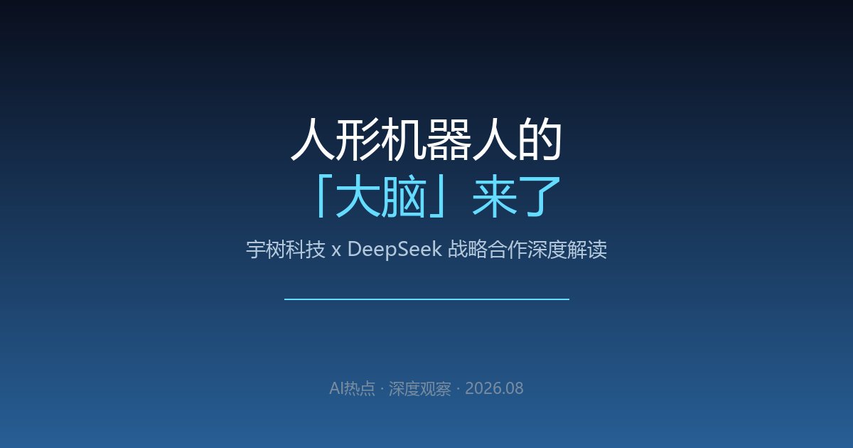 宇树科技与DeepSeek战略合作配图
