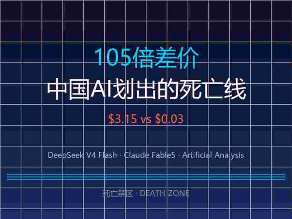 105倍差价，中国AI划出了一条死亡线