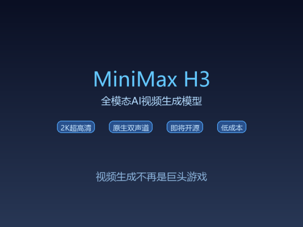 MiniMax扔了一颗炸弹