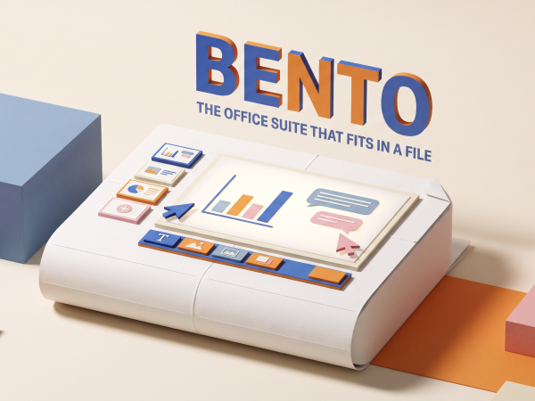 Bento：可单文件存储运行的幻灯片办公套件