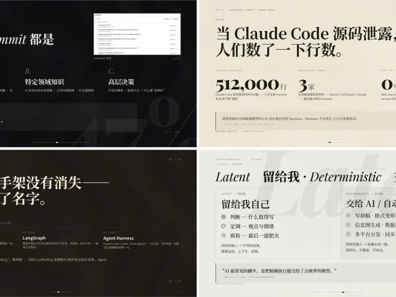 归藏双风格 HTML 幻灯片