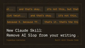 Stop Slop 去除 AI 写作味