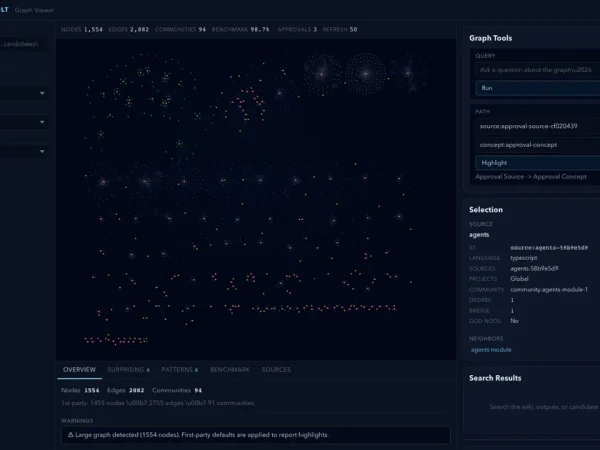 本地优先的 AI 知识库与图谱构建工具SwarmVault