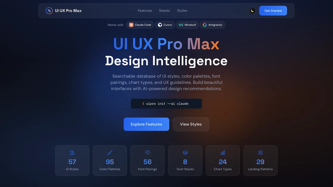用AI设计跨平台专业UI/UX